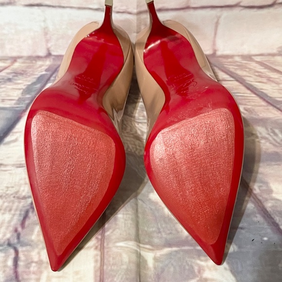 CHRISTIAN LOUBOUTIN So Kate Patent Pointed-Toe Red Sole Pump - Picture 9 of 9